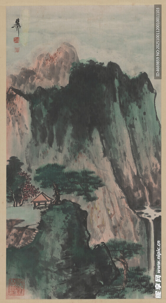 水墨山水圖