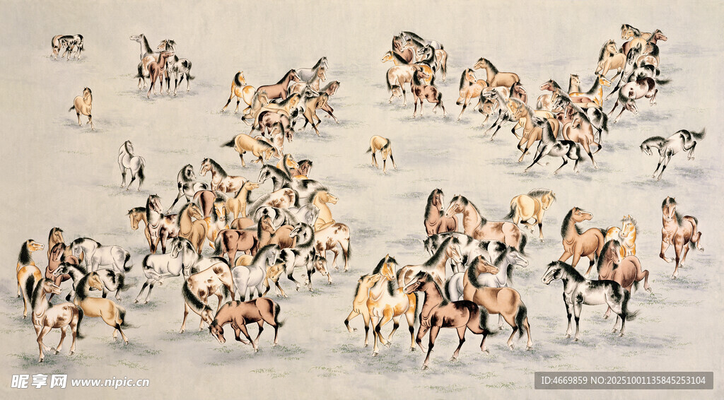 古代戰(zhàn)爭場景畫作