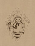 傳統(tǒng)風(fēng)格神秘圖案插畫
