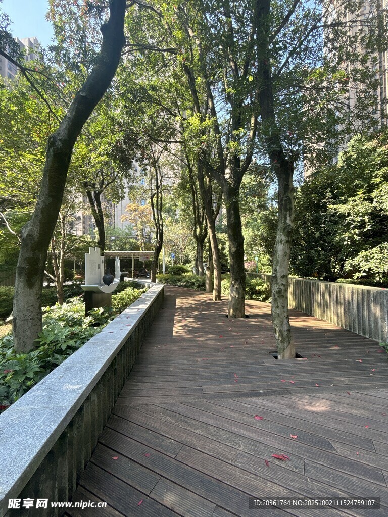 林間木質(zhì)步道景觀