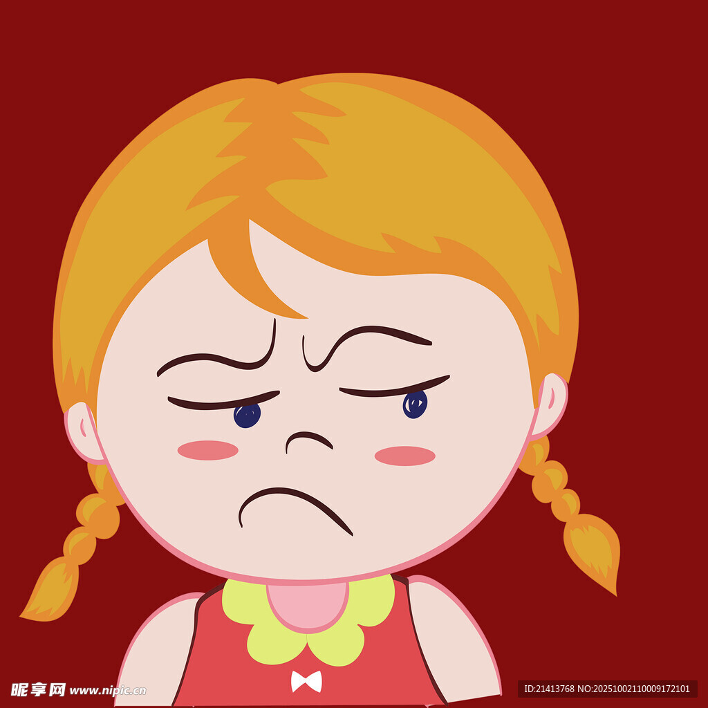 皺眉小女孩