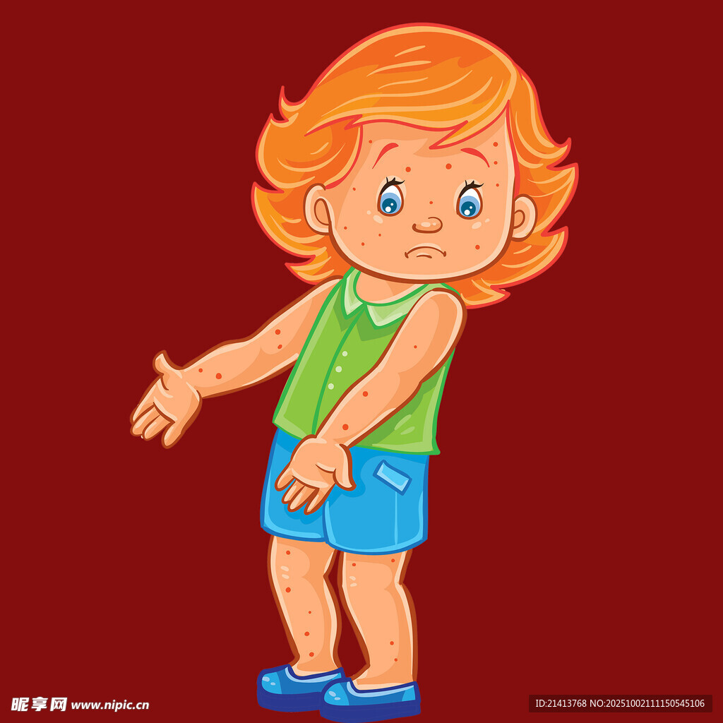 可愛紅發(fā)小孩張開雙臂