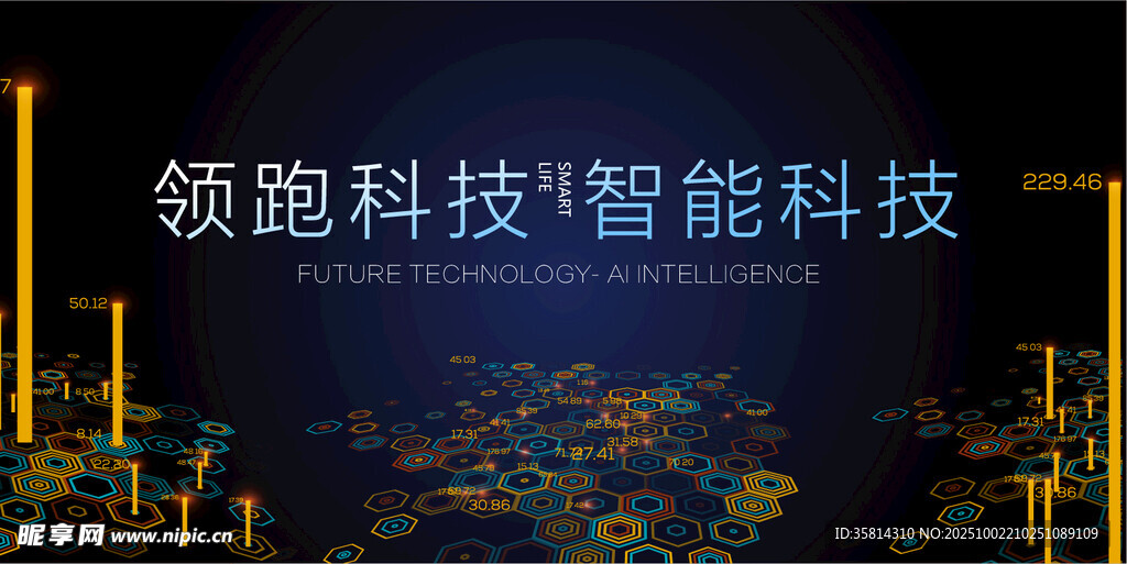 智能科技引領(lǐng)未來(lái)夜景