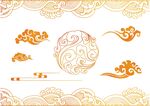 中式傳統(tǒng)云紋圖案元素
