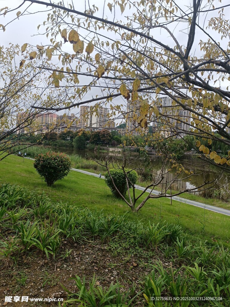 春日公園湖畔美景