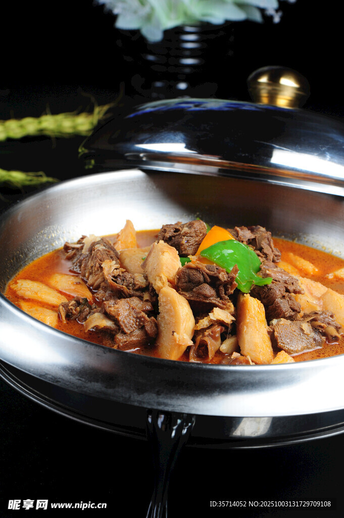 美味滋補(bǔ)的燉煮雞肉鍋