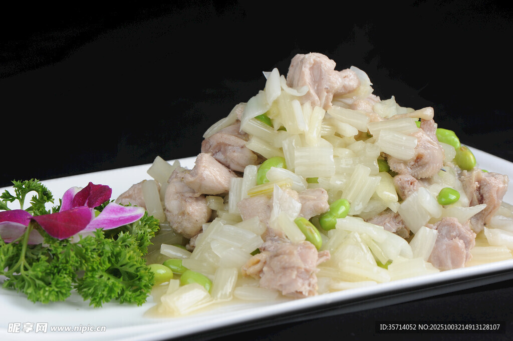 山藥炒肉片