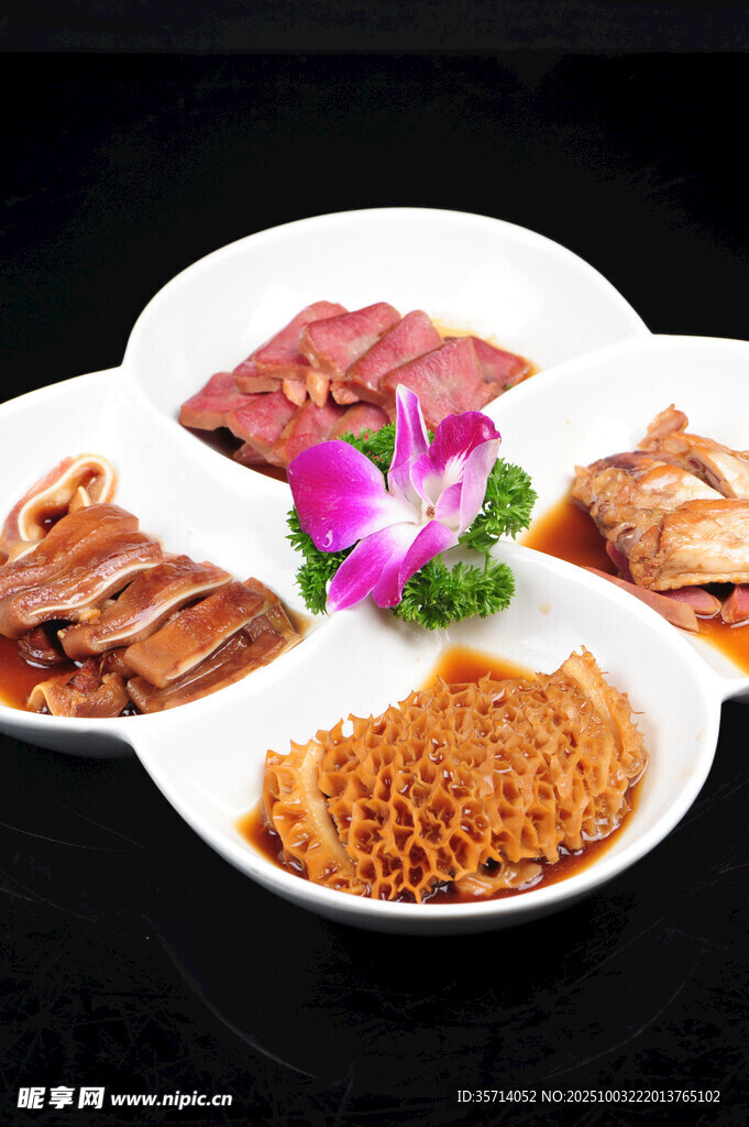 精美拼盤(pán)鹵味美食組合