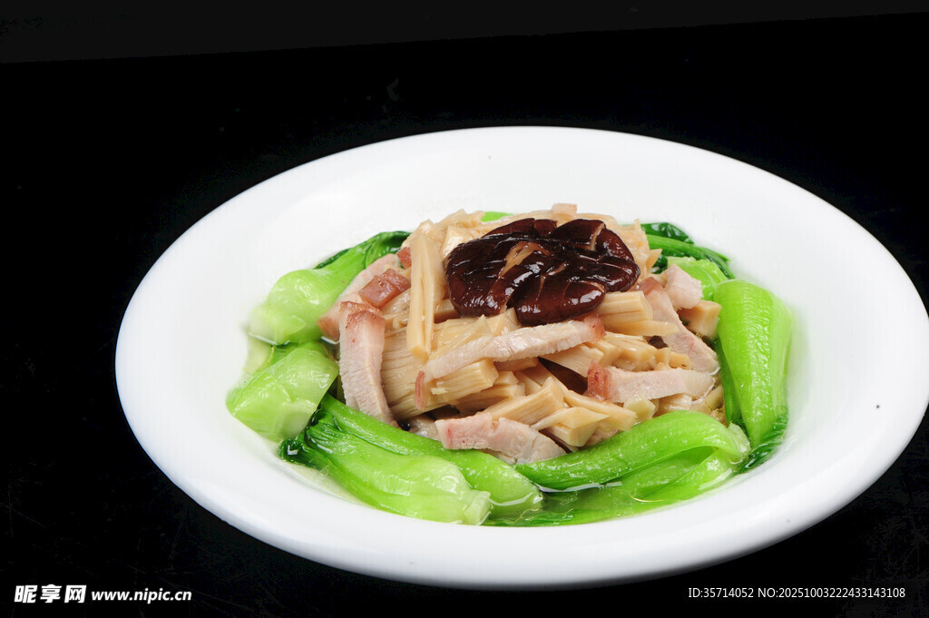 香菇青菜燴雞肉