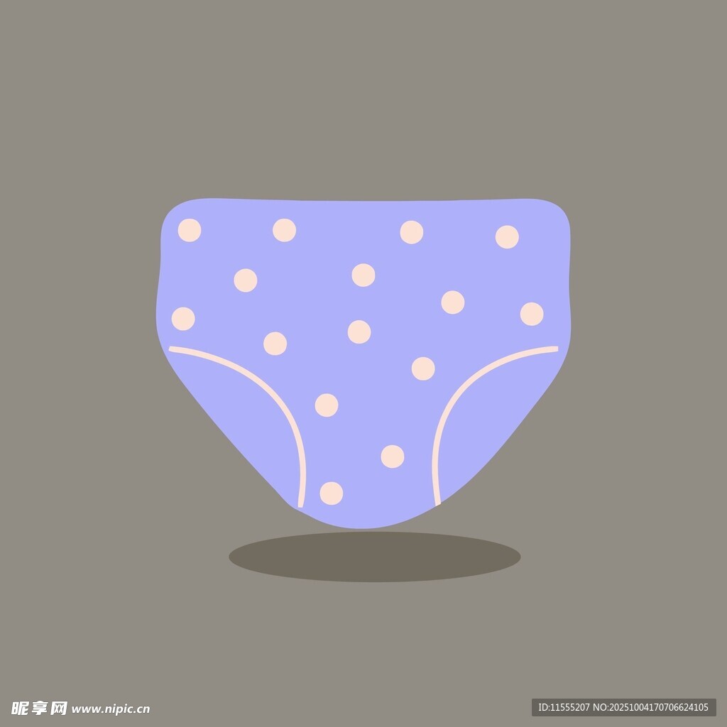 紫色波點(diǎn)嬰兒尿布