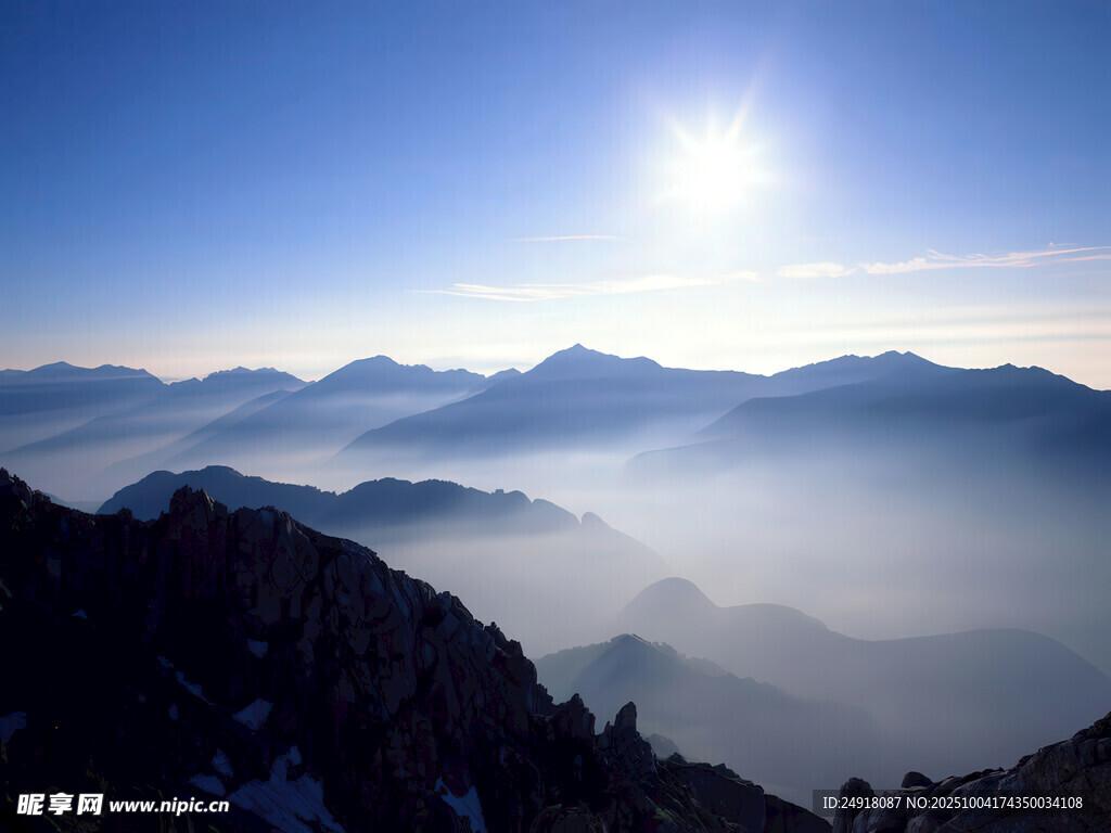 日出云海 壯麗山峰 黃山風(fēng)光 