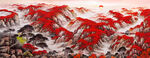 江山紅透圖