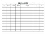 含氯消毒監(jiān)測記錄表