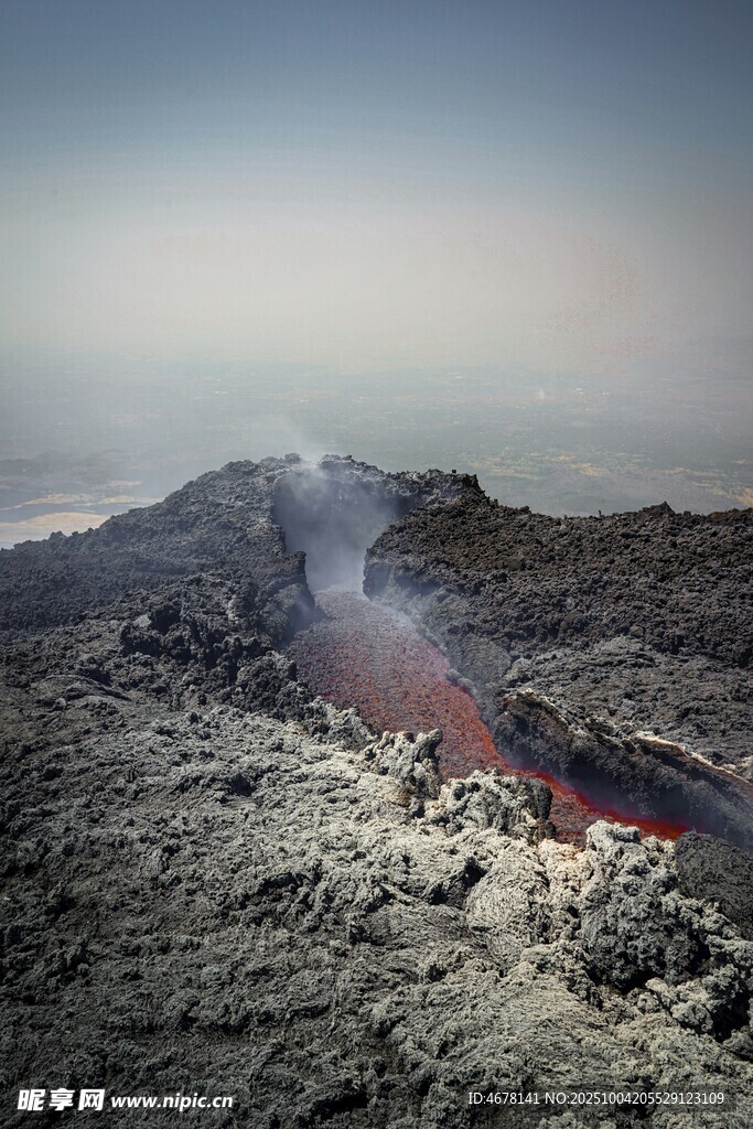 火山熔巖景觀