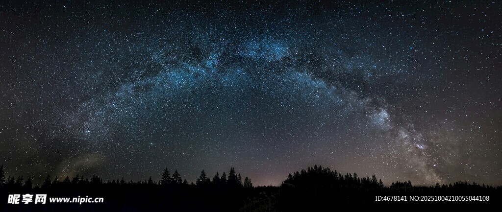 夜空下的璀璨星河