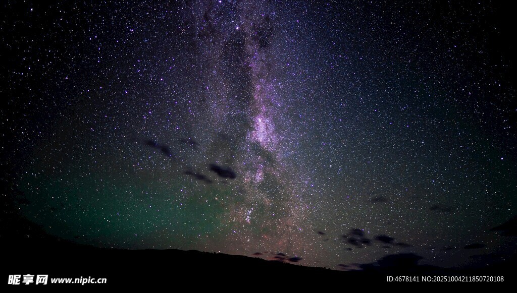 夜空下的璀璨星河