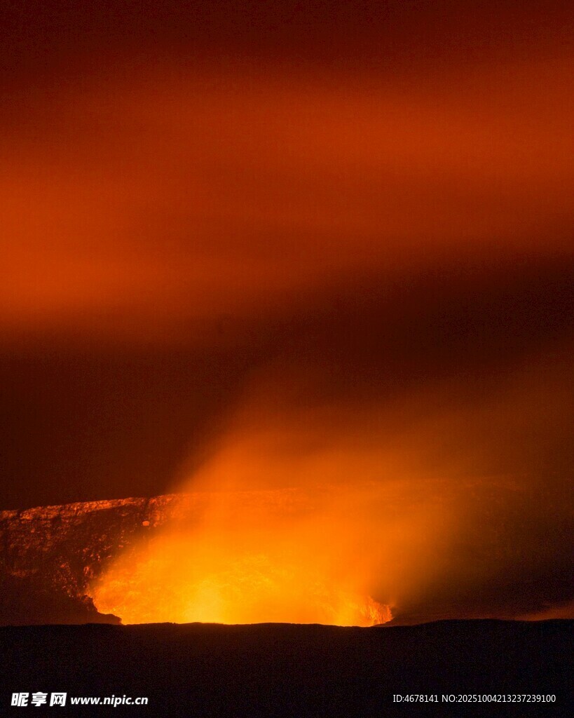 壯觀火山噴發(fā)景象
