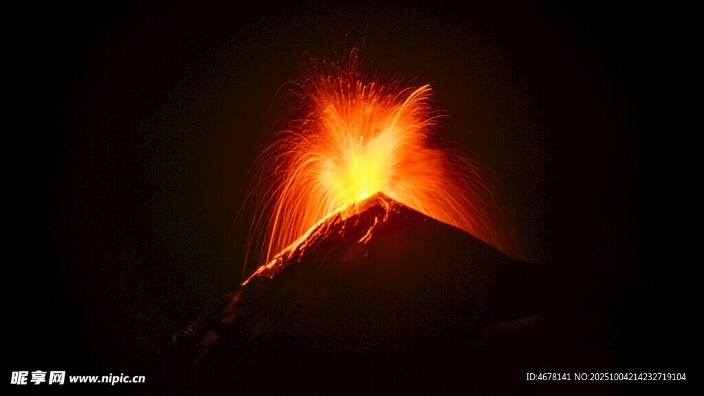 火山噴發(fā)瞬間奇觀