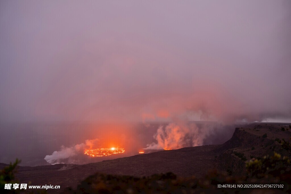火山噴發(fā)的壯麗瞬間