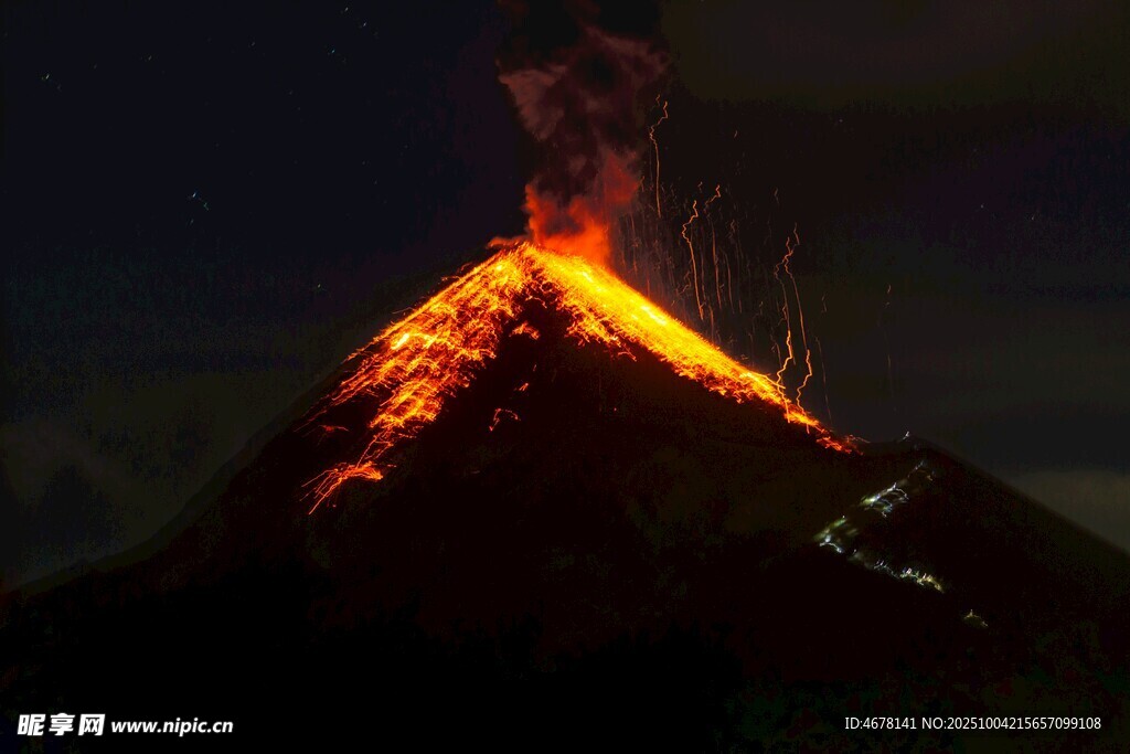 火山噴發(fā)的壯麗瞬間