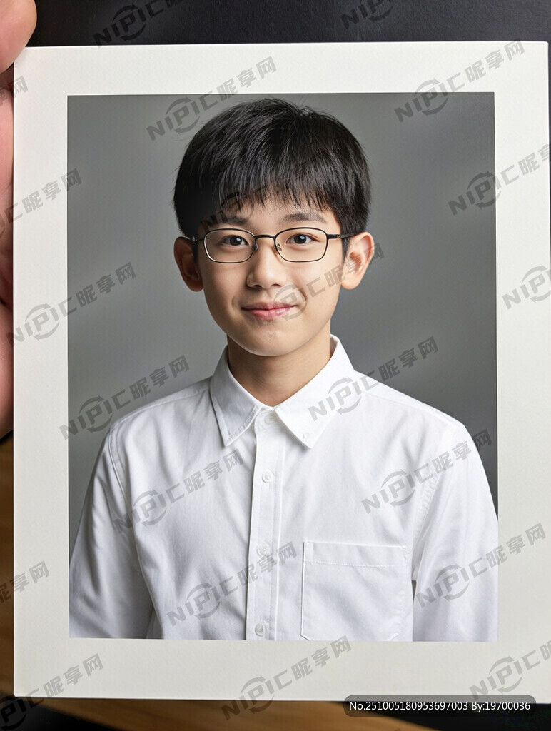 戴眼鏡的男孩   