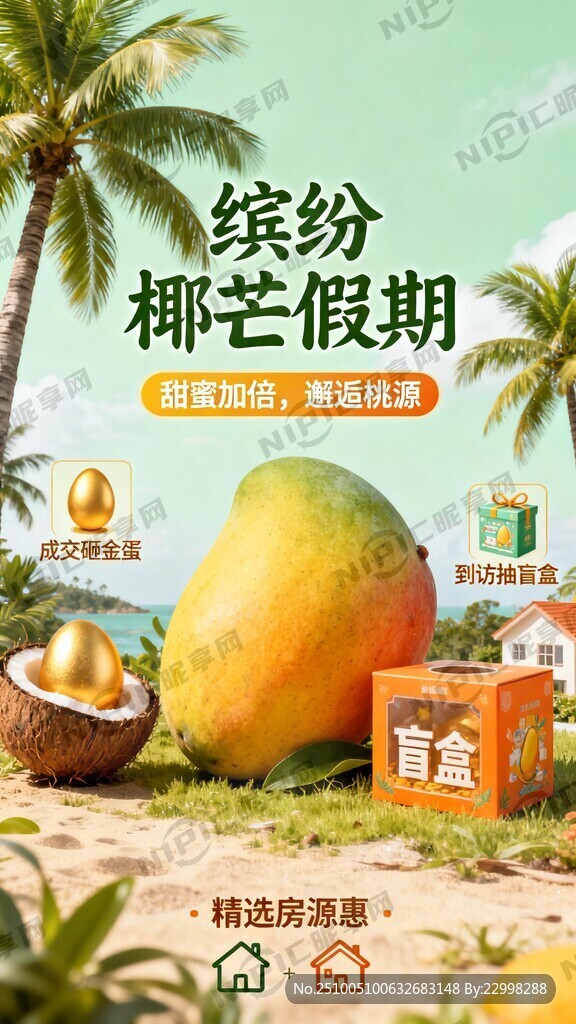 活動椰子芒果主題       
