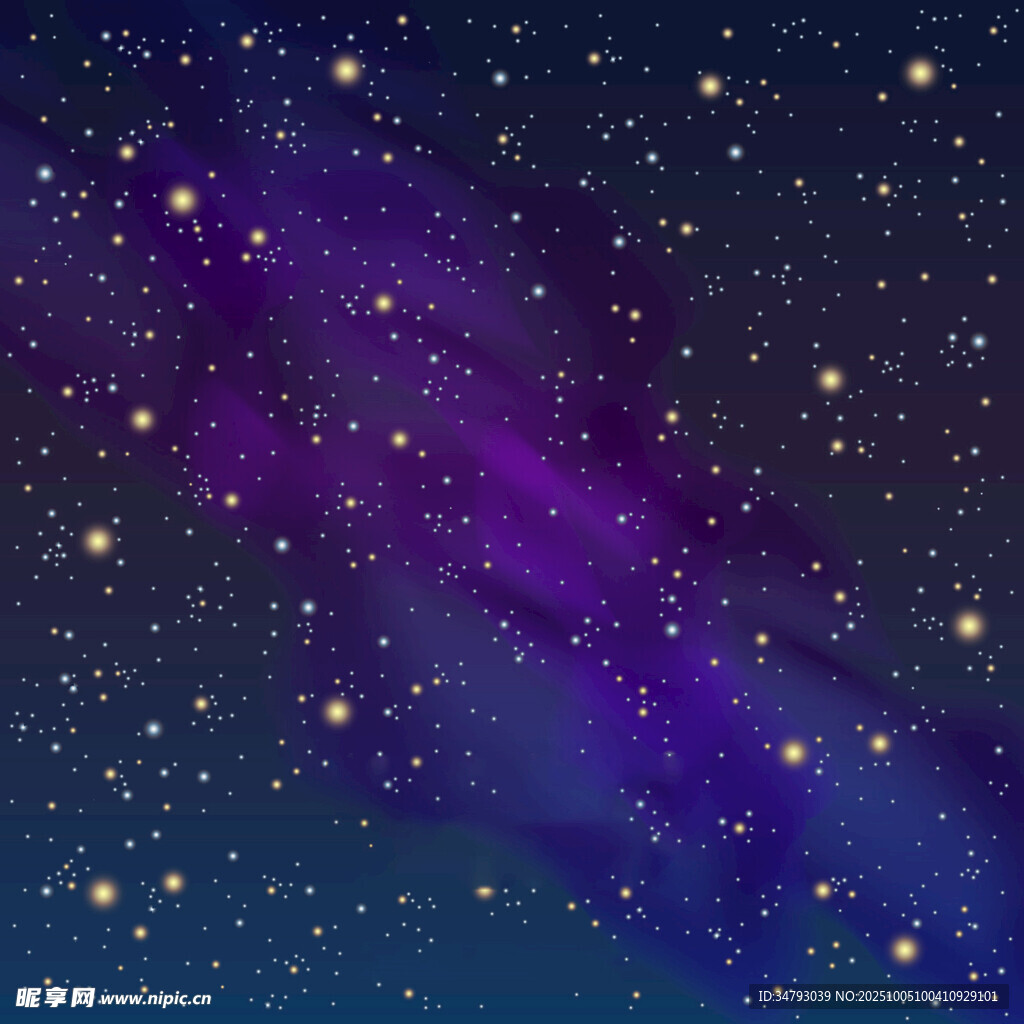 夢幻星空宇宙背景圖