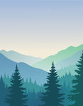 山林美景