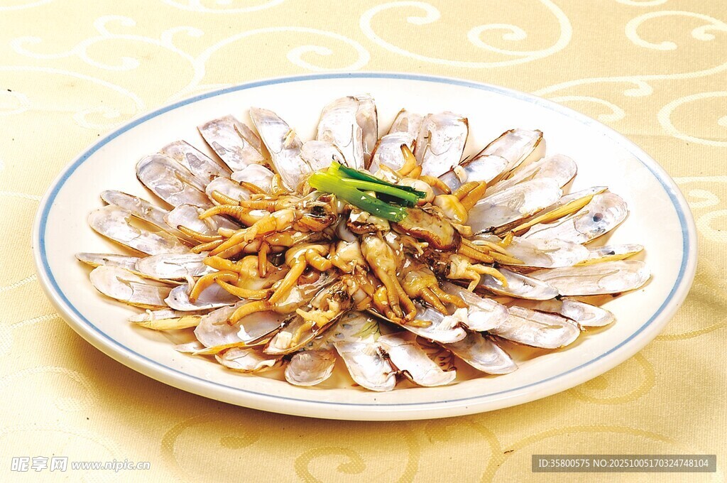 蔥香魷魚卷美食擺盤