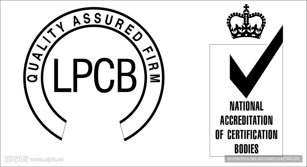 LPCB皇家認(rèn)證標(biāo)志展示