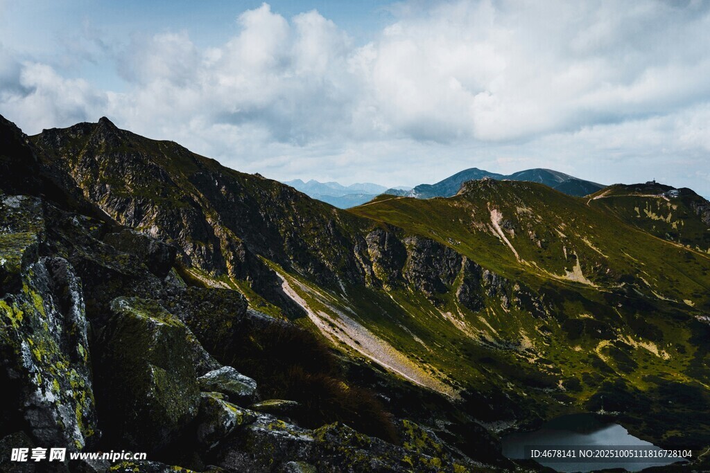 高山湖泊壯麗自然景觀