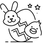 兔子小雞的歡樂(lè)卡通形象