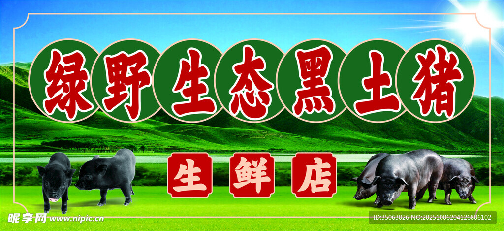 生態(tài)黑土豬