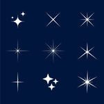 閃亮星星圖標