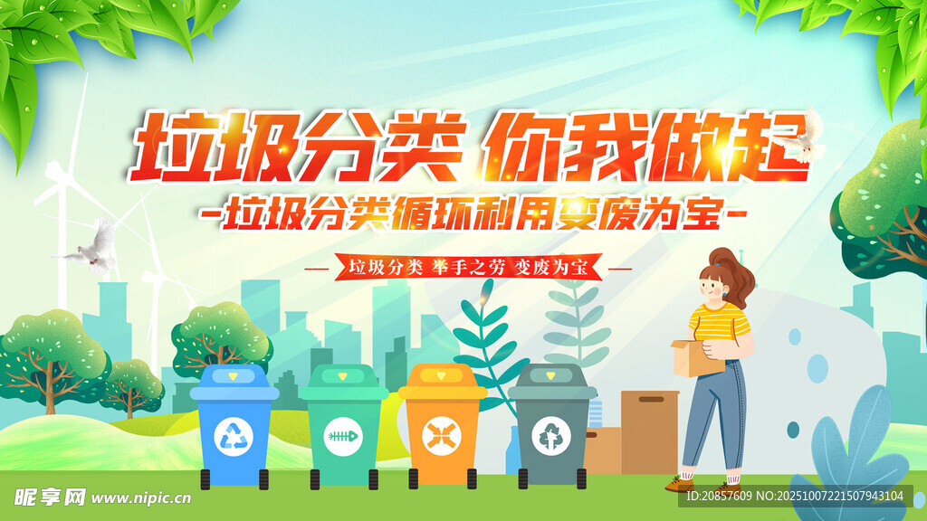 垃圾分類宣傳場(chǎng)景展示