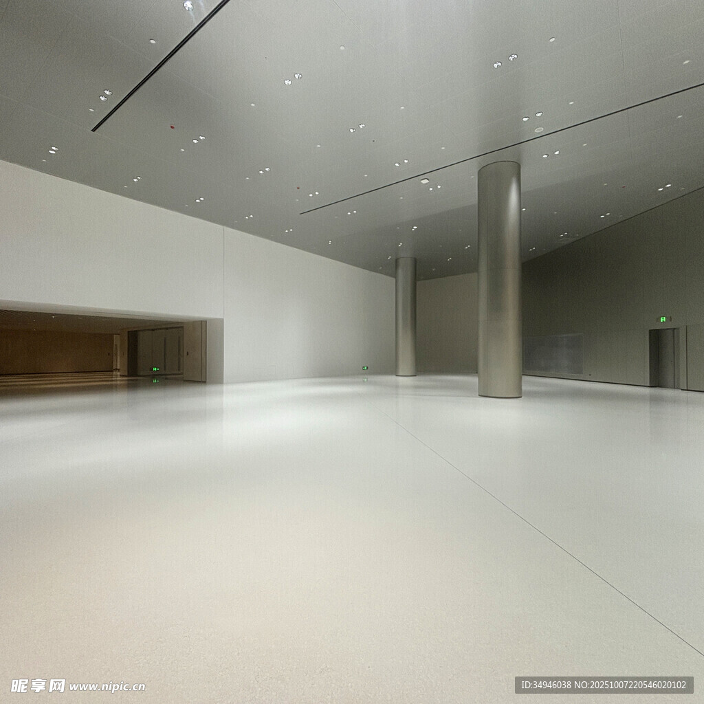 空曠現(xiàn)代室內(nèi)空間場景