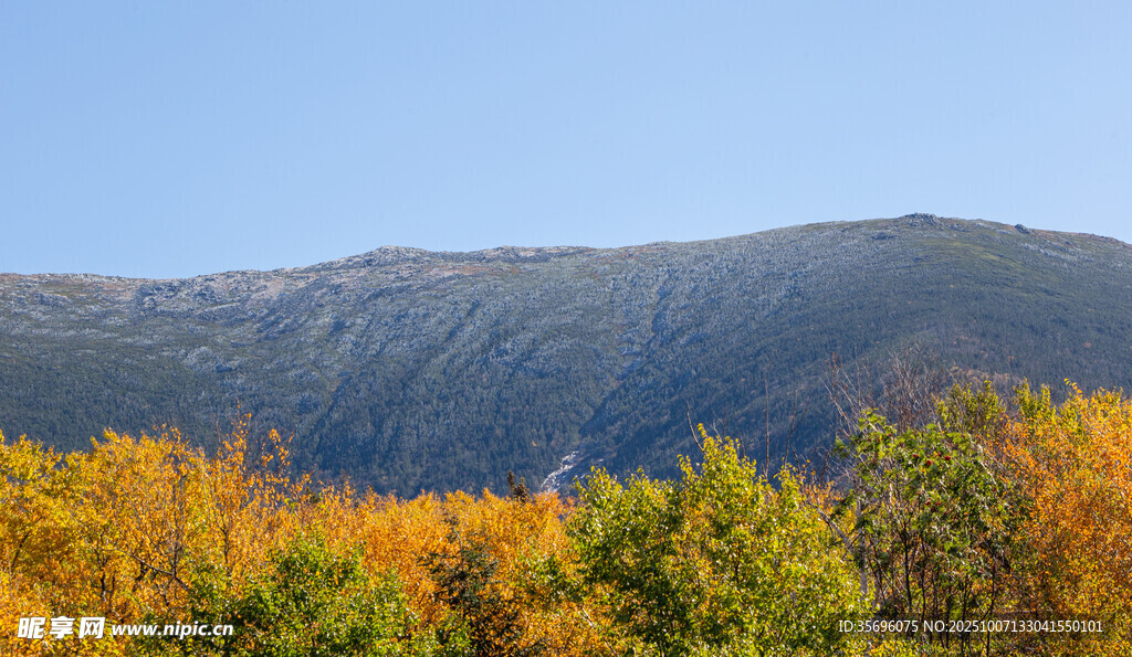 秋日山林遠(yuǎn)山近樹(shù)美景