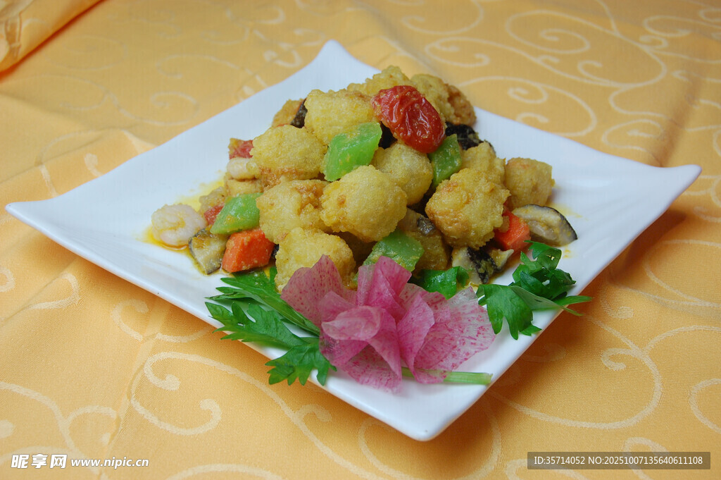 美味多彩蔬菜炒土豆球