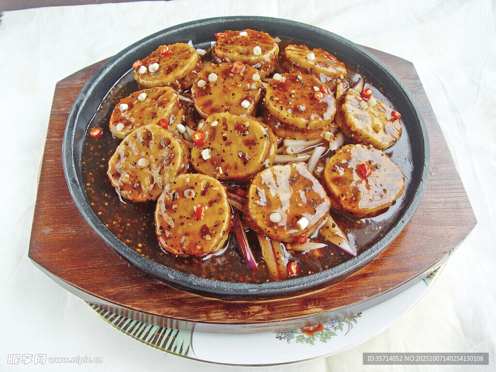 鐵板香煎釀豆腐
