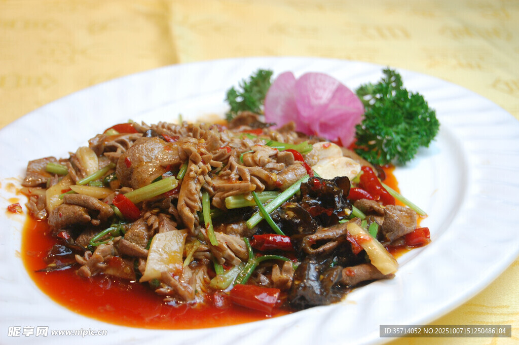 香辣爆炒肉絲