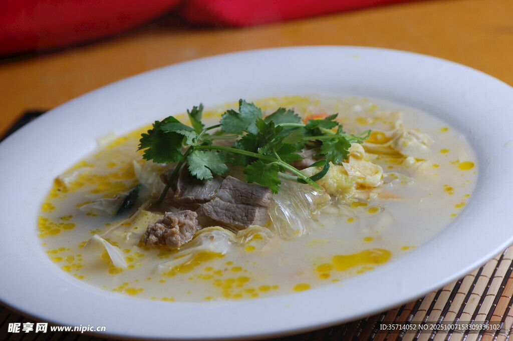 美味牛肉蛋花湯