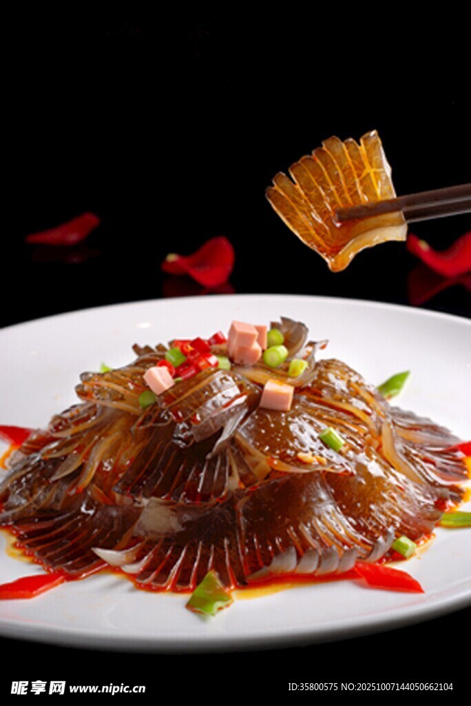 美味涼拌海蜇絲