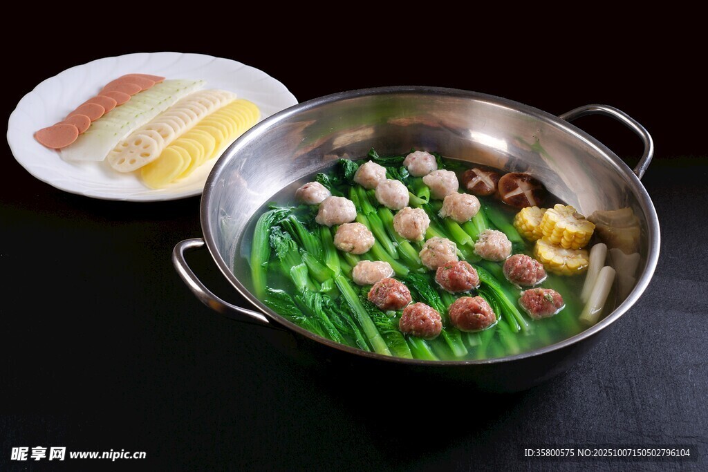 蔬菜卷肉火鍋