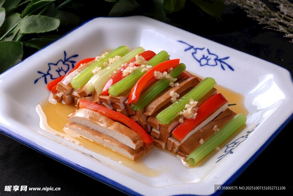 涼拌豆皮肉卷