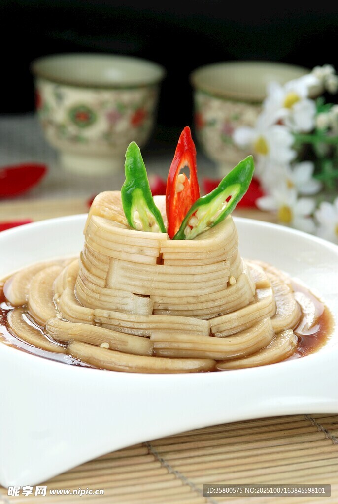 涼拌豆皮卷