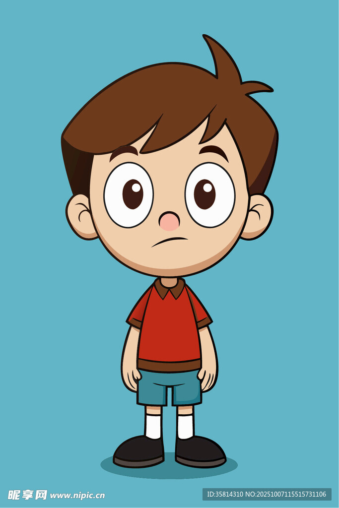 皺眉小男孩