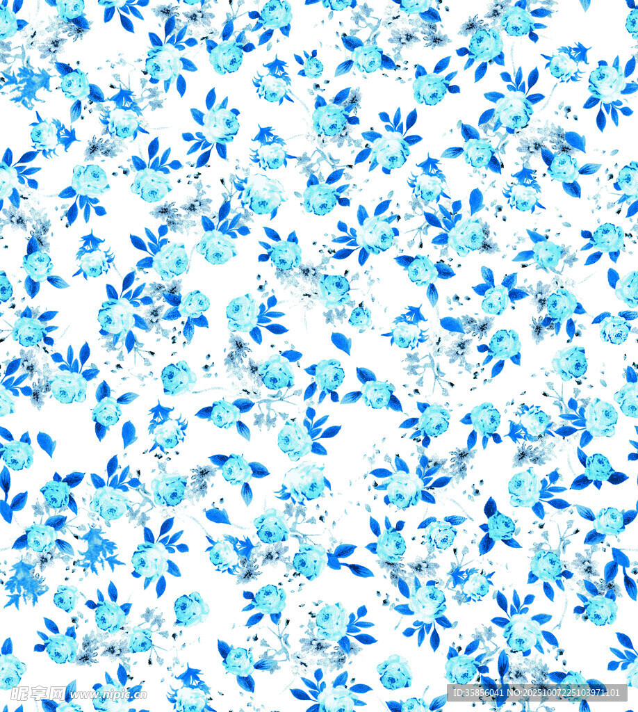 小碎花 小藍(lán)花