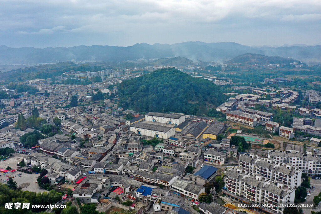 俯瞰安順舊州古鎮(zhèn)