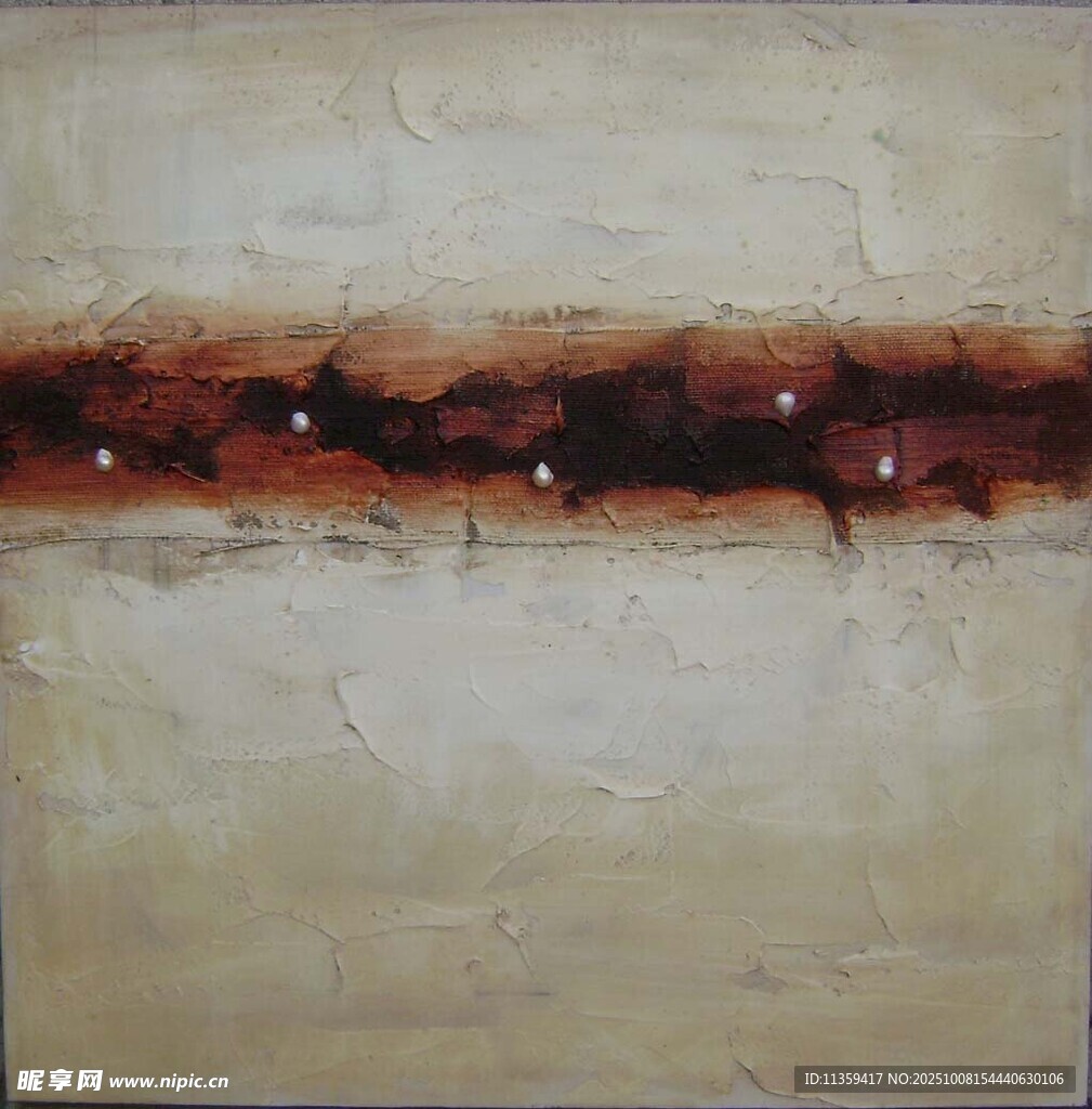抽象條紋油畫藝術(shù)作品