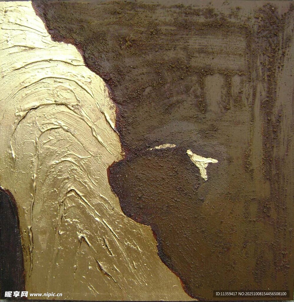 金色紋理抽象藝術圖案